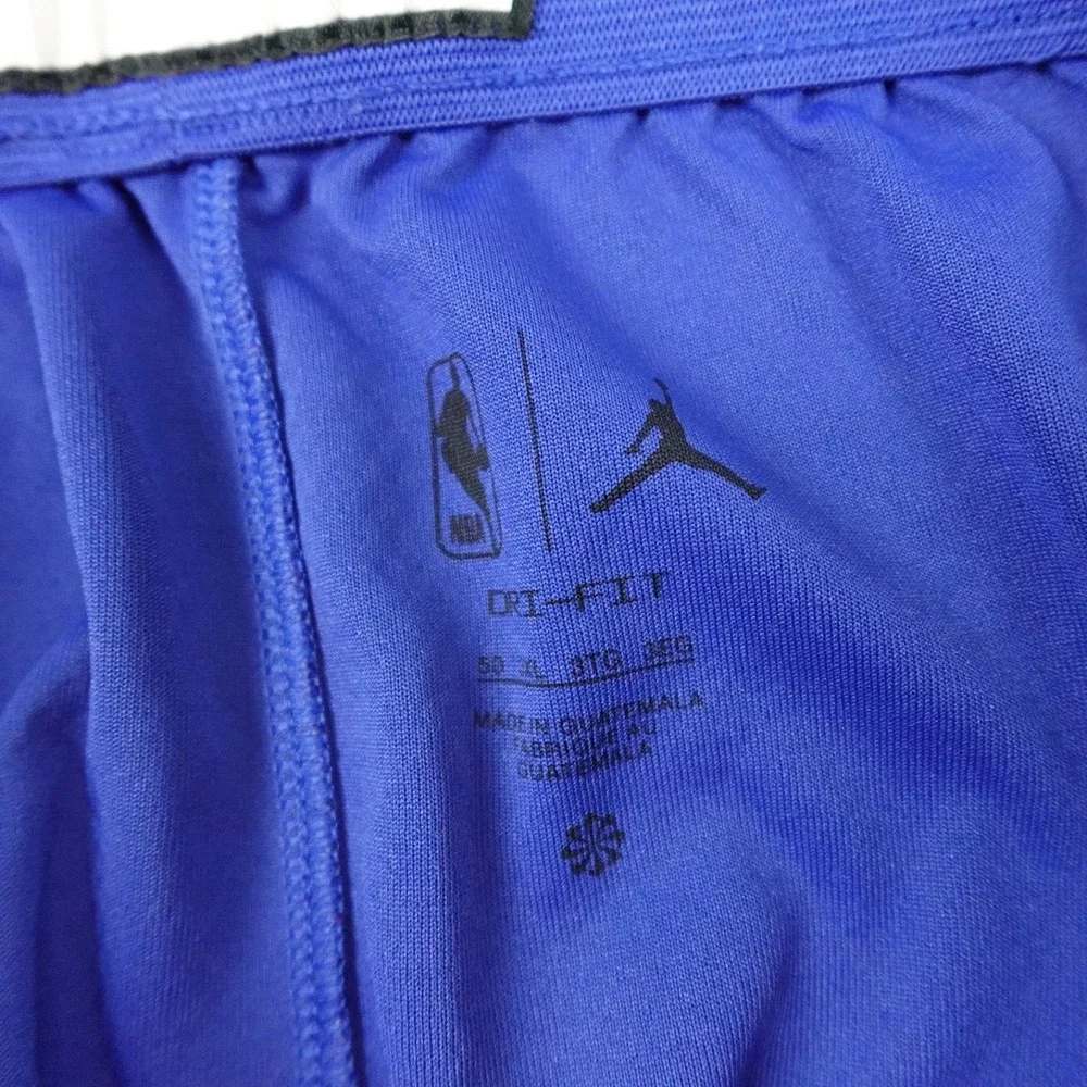 Denver Nuggets Player Issue Shorts Mens 50 Blue NBA Basketball Nike Jordan